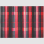 Papier Mousseline Gamme Abstraite Red Black Plaid (Recto)