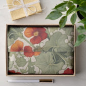 Papier Mousseline Gamme de motif Nasturtium (Cadeau)