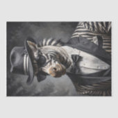 Papier Mousseline Gangster Zebra #2 Découpage (Recto)