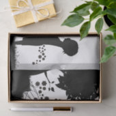 Papier Mousseline Garçon avec papillons Découpage (Cadeau)