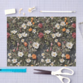 Papier Mousseline Garden Noir (Artisanat)