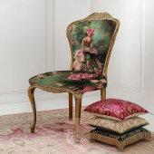 Papier Mousseline Garden Romance, Elégant Portrait Bouffant & Floral