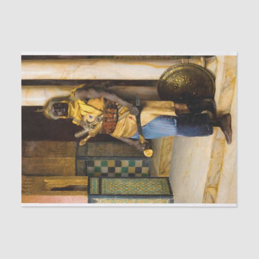 Papier Mousseline Garder le palais par Ludwig Deutsch (Recto)