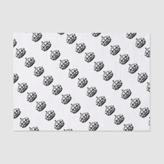 Papier Mousseline Gardez la couronne calme (Recto)