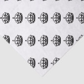 Papier Mousseline Gardez la couronne calme (Détail)