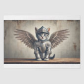 Papier Mousseline Gardien des rêves : Le chaton ailé (Recto)