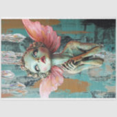 Papier Mousseline Gargouille Gothique Whimsical Fairy Decoupage (Recto)