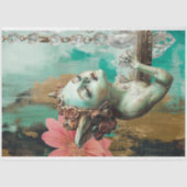 Papier Mousseline Gargouille Gothique Whimsical Fairy Decoupage (Recto)