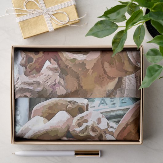 PAPIER MOUSSELINE GARGOYLE (Cadeau)