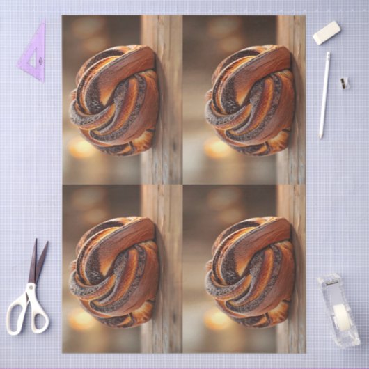 Papier Mousseline Gâteau Babka Europe de l'Est Nourriture Délicieuse (Artisanat)