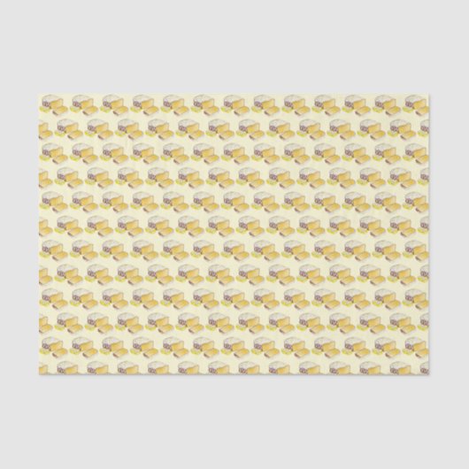 Papier Mousseline Gâteau citron Pound Pâte de gâteau Cuisine britann (Recto)