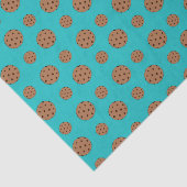 Papier Mousseline Gâteaux aux pépites de chocolat de turquoise (Détail)