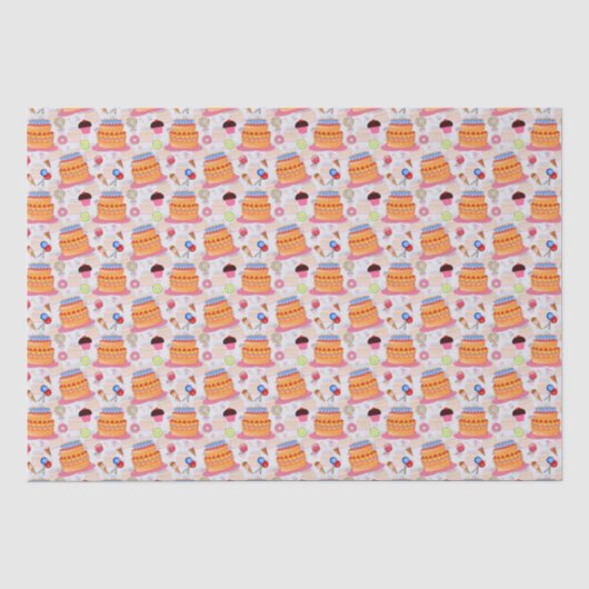 Papier Mousseline Gâteaux Et Pâtisseries (Recto)