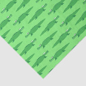 Papier Mousseline Gator Alligator Crocodile Enfants 1er fête d'anniv (Détail)