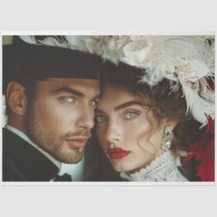 Papier Mousseline Gatsby Gala Lady et Gent Decoupage