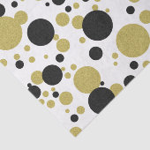 Papier Mousseline Gatsby Gold Mariage Sparkle Polka Dot Party (Détail)
