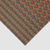 Papier Mousseline Gatsby Grandes plumes design art déco (Détail)