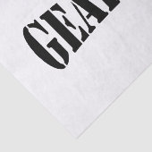 PAPIER MOUSSELINE GEARDO ! (Détail)