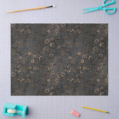 Papier Mousseline Gears Steampunk, Motif en métal rouillé pour décou (Artisanat)