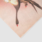 Papier Mousseline GEESE EN VOL Papier Tissu IMPRIMÉ JAPONAIS (Détail)