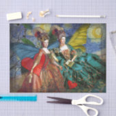 Papier Mousseline Gemini gothique classique femme papillon Whimsical (Artisanat)