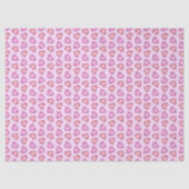 Papier Mousseline Gemstone Hearts Cute Pink Valentines Day (Recto)