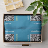 Papier Mousseline Générer le nom d'entreprise de code QR Site Web, B (Cadeau)