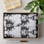 Papier Mousseline Genie Ghost Sortant de Lampe Motif sans couture (Cadeau)