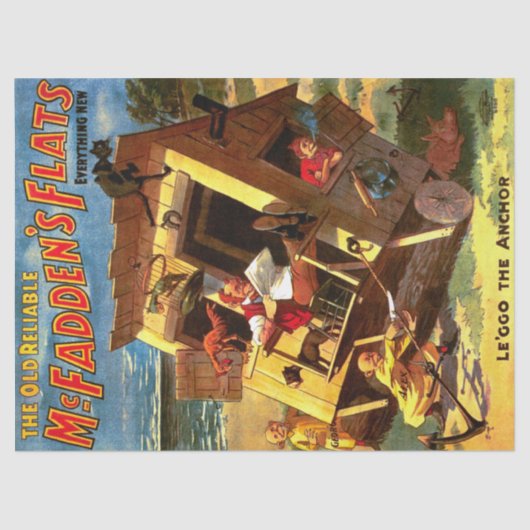 Papier Mousseline Gens amusants Chicken Chat Pig Découpage (Recto)