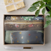 Papier Mousseline Gentleman Kitty, Chat fantaisiste jouant au Poker (Cadeau)