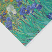 Papier Mousseline Genuine (pas AI) Irises Peinture de Van Gogh (Détail)