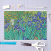 Papier Mousseline Genuine (pas AI) Irises Peinture de Van Gogh (Artisanat)