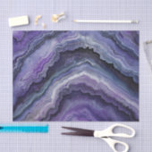 Papier Mousseline Géode Améthyste - Fluide Pour (Artisanat)