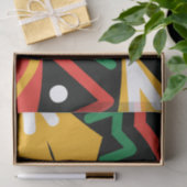 Papier Mousseline Géographie du Mois de l'histoire noire (Cadeau)