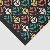 Papier Mousseline Geometric Leaf Pattern, Geometric Leaves Pattern,  (Détail)