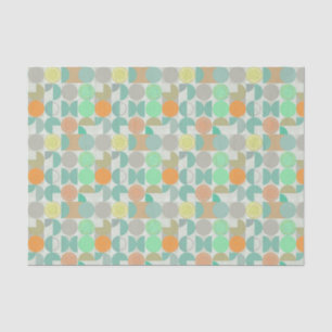 Papier Mousseline Géométric multicoloré