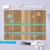 Papier Mousseline Géométrie au chocolat à la menthe (Artisanat)