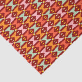 Papier Mousseline Géométrie Boho Moderne (Détail)