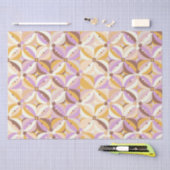 Papier Mousseline Géométrique rétro (Artisanat)