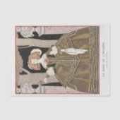 Papier Mousseline George Barbier, Art déco (Recto)