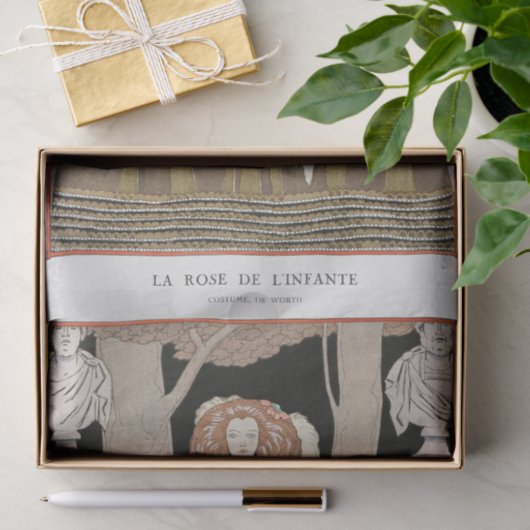 Papier Mousseline George Barbier, Art déco (Cadeau)