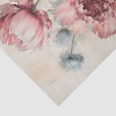Papier Mousseline Georgeous Peony Botanical Flower Illustration (Détail)