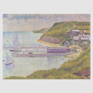 Papier Mousseline Georges Seurat - Port-en-Bessin à marée haute