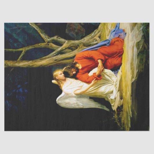 Papier Mousseline Gethsemane par Carl Bloch (Recto)