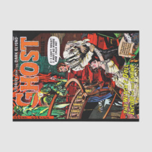 Papier Mousseline Ghost Vintage Horror Comics Witch's Call Decoupage