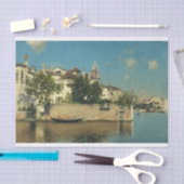 Papier Mousseline Giardino del Palazzo Vendramin à Venise (Artisanat)