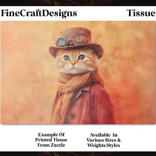 Papier Mousseline Gingembre Tabby Chat, DV7L DV7L Arrière - plan sup