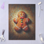 Papier Mousseline Gingerbread Cookie Christmas Art (Artisanat)