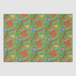 Papier Mousseline GINGERBREAD KITTY Tissu Paper