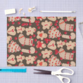 Papier Mousseline Gingerbread Man Cookies Holiday Cookies Fun Party (Artisanat)
